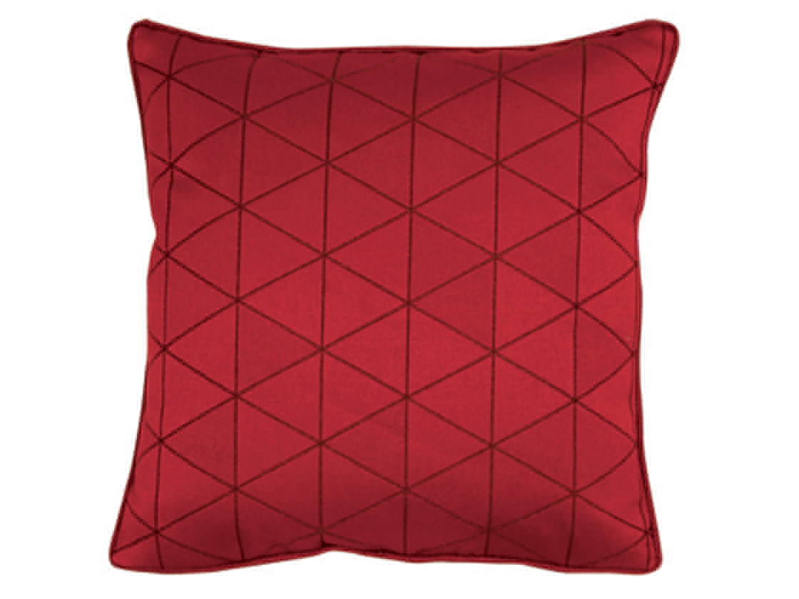 Coussin vivien rouge